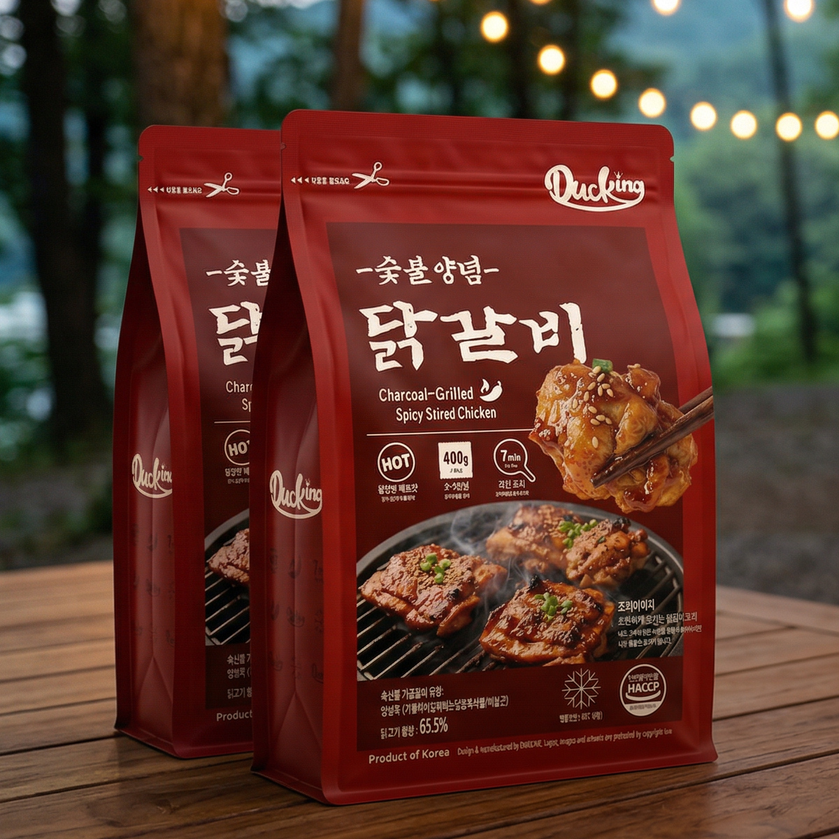 숯불양념 닭갈비